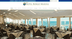 Desktop Screenshot of hotelborgomarina.it